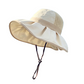 Breathable Knit Crown Sun Hat & Bow Detail