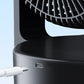 💡🍃 Csendes asztali ventilátor okos LED kijelzővel ✨