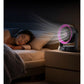 💡🍃 Csendes asztali ventilátor okos LED kijelzővel ✨
