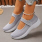 👟☁️ Női kényelmes vastag talpú tornacipő állítható tépőzáras pánttal (EU 36-43) ✨