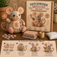 📖🧵 Varrja meg saját bájos egérkéjét – DIY patchwork egér varrókészlet (teljes anyagok, lépésről lépésre útmutató) – Utánvétes 🐭