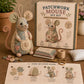 📖🧵 Varrja meg saját bájos egérkéjét – DIY patchwork egér varrókészlet (teljes anyagok, lépésről lépésre útmutató) – Utánvétes 🐭