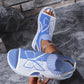 🦋👡Női szabadidős, nyitott orrú, vastag talpú strandpapucs (EU 36-43) 🏖️