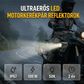 🔥🔦 Univerzális kétfényű LED-motorkerékpár-fényszóró – Vaksötétben is tiszta látótáv, azonnali láthatóság és a biztonságos éjszakai motorozás záloga 🏍️💡