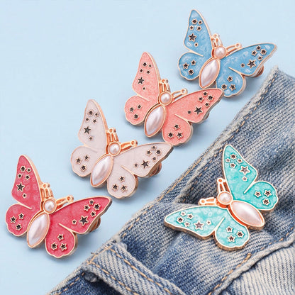 🦋✨ Biztos tartású azonnal illeszkedő gomb – Erős pillangó derékgomb a kényelmes viseletért ⚡