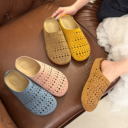 👡☁️ Kényelmes nyári papucs – Légáteresztő puha háló anyaggal, amely megakadályozza a lábak izzadását (EU 35-41) 😌