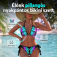 🦋👙 Szemet gyönyörködtető nyári bikini –🏖️ Élénk színű, pillangós nyakpántos fürdőruha a tökéletes tengerparti megjelenésért ✨