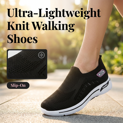 👟Női lélegző kötött walking cipő✨Könnyű, rugalmas, kényelmes egész napos viselésre🏃‍♀️🌿