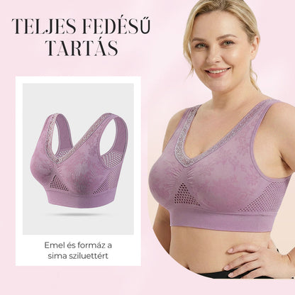 👙☁️ Kényelmes, tartást adó, légáteresztő melltartó érett nőknek ✨
