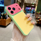 🍬✨ Szemet gyönyörködtető dopamin telefon tok – Élénk kontrasztos akril design, amely feldobja a mindennapjaidat 🛡️