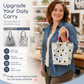 👜✨ Kényelmes és tágas pöttyös táska – Aranyos megjelenés, amely ideális mindennapi használatra és bevásárláshoz 👗