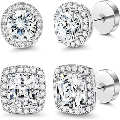 Sparkling Ear Studs for Women