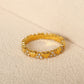 Women's Elegant Heart Eternity Ring