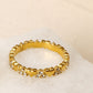 Women's Elegant Heart Eternity Ring