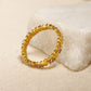 Women's Elegant Heart Eternity Ring