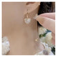 Sparkling Heart Dangle Earrings for Women