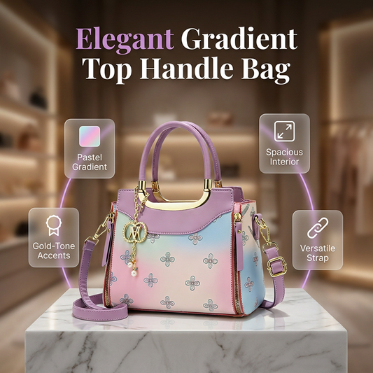 👜👗 Prémium minőségű színátmenetes táska – Elegáns kézitáska, amely tökéletesen illik a mindennapi és alkalmi viselethez ✨