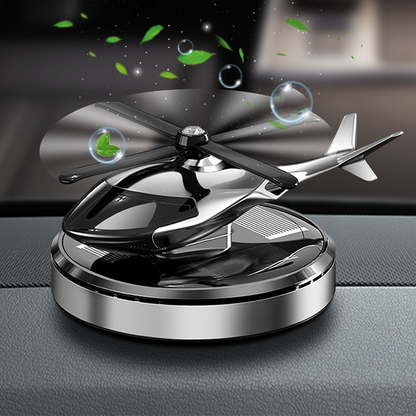 🚁☀️ Egyedi napenergiás autós légfrissítő –✨ Helikopter design, amelynek pörgő rotorjai azonnal megnyugtatják és feldobják a hangulatot 🍃