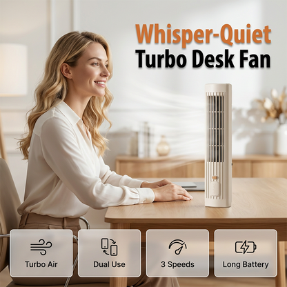 💨🔋 Újratölthető légkeringető ventilátor –✨ Álló és fekvő módban is használható, vezeték nélküli szabadság bármelyik szobában 🏠