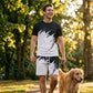👕🌬️ Férfi nyári dinamikus mintás hétköznapi szett ✨
