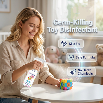 ✨🧸 Játékfertőtlenítő spray –🌿 Gyors és hatékony baktériumölő, amely 5 másodperc alatt tisztít és véd 🏡
