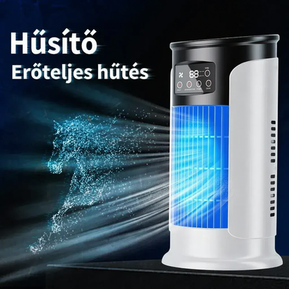 ❄️🌬️ USB-s asztali léghűtő ventilátor –🔌 Erőteljes hűsítő hatás, amely azonnal felfrissíti a kánikulát 😌