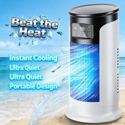 ❄️🌬️ USB-s asztali léghűtő ventilátor –🔌 Erőteljes hűsítő hatás, amely azonnal felfrissíti a kánikulát 😌