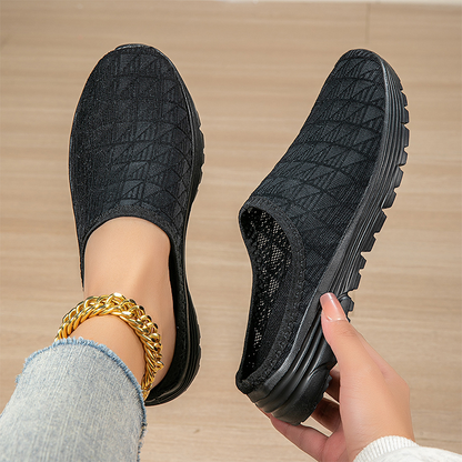 👫☁️ Uniszex könnyű légáteresztő hálós mules papucs(EU 36-46) ✨