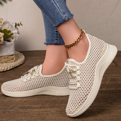 👟☁️ Női szellős kötött sétálócipő –✨ Pehelykönnyű és puha, amely garantálja a fáradhatatlan lépteket egész nap 🚶‍♀️