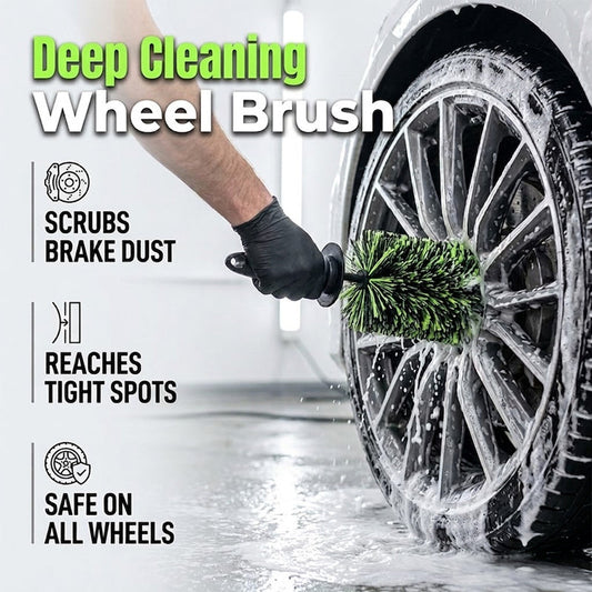🚗🧹 Keréktárcsa belső tisztítókefe –✨ Elérhetetlen helyek tökéletes tisztítása a fékpor és a makacs szennyeződések ellen 🛡️