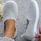 👡☁️ Női könnyű sétálócipő – ✨ Pehelykönnyű kialakítás és puha talp, amely egész napos kényelmet biztosít a lábadnak 👣