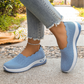 👡☁️ Női könnyű sétálócipő – ✨ Pehelykönnyű kialakítás és puha talp, amely egész napos kényelmet biztosít a lábadnak 👣