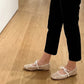 👡✨ 5 000+ nő kedvence –💖 Francia stílusú hálós balettcipő masnival – légáteresztő virágmintás háló, könnyű talp, elegáns masni (EU36-43) ☁️