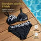 🌺👙 Mintás, formáló hatású kétrészes bikini 🏖️