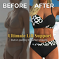🌺👙 Mintás, formáló hatású kétrészes bikini 🏖️