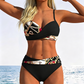 🌺👙 Mintás, formáló hatású kétrészes bikini 🏖️