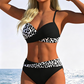 🌺👙 Mintás, formáló hatású kétrészes bikini 🏖️