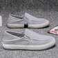 🌿👟 Férfi könnyű, nyári lenvászon szabadidőcipő –☁️ Légáteresztő, memóriahabos, slip-on – Utánvét ✨