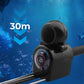 🖥️🐟 Legkelendőbb víz alatti kamera –🎣 4,3″ HD képernyő, 30m mélység/hőmérséklet szonda, vízálló, horgászathoz és felfedezéshez ✨
