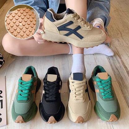 👟✨ Divatos női vastag talpú cipő – 👗 Optikai csalás, amely azonnal hosszabbítja a lábakat és karcsúbbá teszi az alakot 🌟