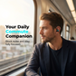 🎧✨ Vezeték nélküli egyfüles Bluetooth 5.2 fülhallgató –✨ Jobb oldali sport fejhallgató telefonáláshoz 🎵
