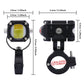 🏍️✨ Legkelendőbb motoros LED keresőlámpák –💡 kétsugaras, nagy intenzitású, vízálló, hatékony hűtés, univerzális 12‑80V 🔧
