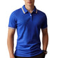 👕L–2XL💨Legkelendőbb férfi kontrasztos gallérú ing –✨ légáteresztő, gyűrődésmentes, sokol 🌟dalú