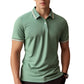 👕L–2XL💨Legkelendőbb férfi kontrasztos gallérú ing –✨ légáteresztő, gyűrődésmentes, sokol 🌟dalú