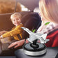 🚗✨ Napenergiás forgó repülőgép autóillatosító és diffúzor dísz ☀️✈️