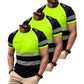 👕✨ Férfi láthatósági kerek nyakú felső 🔦
