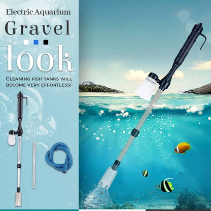 💧🐠 Elektromos kavicsporszívó Multifunkcionális vízcsere Kavicstisztítás és vízcsere egyben – Búcsú az eszközök váltogatásától 🌪️