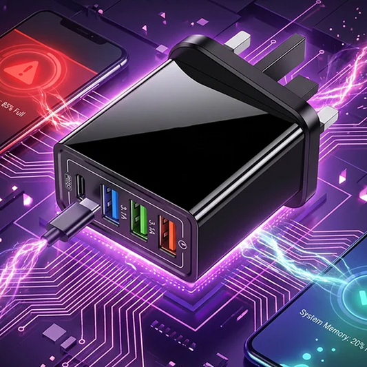 🔌✨ Univerzális 4 az 1-ben USB tápegység 🔋