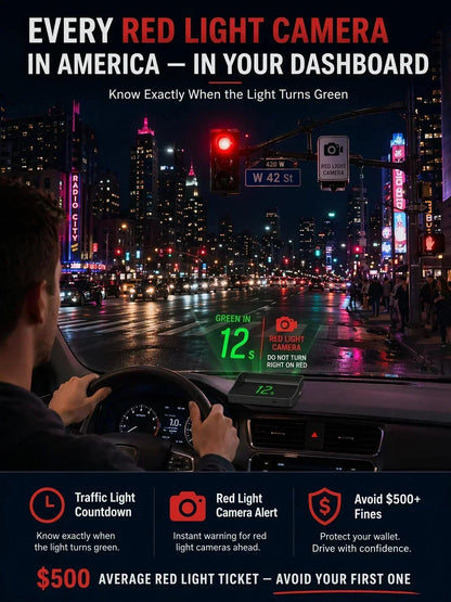 🚗🛡️ Autós HUD GPS sebességmérő –👀 Vezetés közben a szemed az úton maradhat, a sebességadatok pedig a szélvédőn jelennek meg ✨
