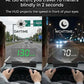 🚗🛡️ Autós HUD GPS sebességmérő –👀 Vezetés közben a szemed az úton maradhat, a sebességadatok pedig a szélvédőn jelennek meg ✨